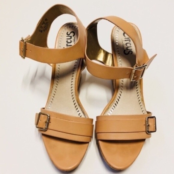 Circus by Sam Edelman Sawyer Wedge Beige Size 9 - Picture 7 of 8